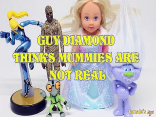 GUY DIAMOND THINKS MUMMIES ARE NOT REAL ZERO SUIT SAMUS GREYMATTER FORETOLD DOCTOR WHO  Toys BABY Videos, BBC , TROLLS,