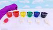 Learn Colors Playdoh DIY Do it Yourself Popsicle Ice Cream Dyeing Fun Crafts for Kids