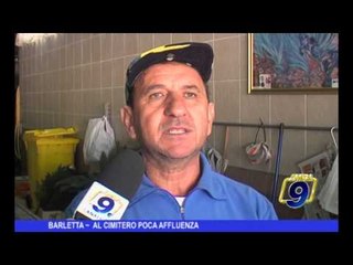BARLETTA | Ognissanti, al cimitero poca affluenza