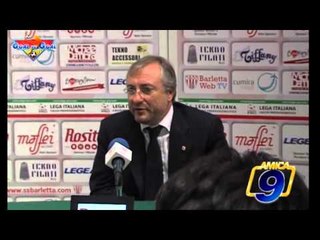 Barletta - Benevento 0-1 | Post Gara Giuseppe Perpignano - Presidente Barletta