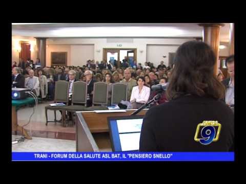 TRANI | Forum della salute Asl Bat, il pensiero snello