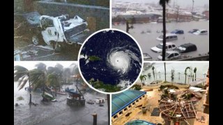Hurricane Irma : St Maarten, Maho Beach and St Barthelemy The Destruction