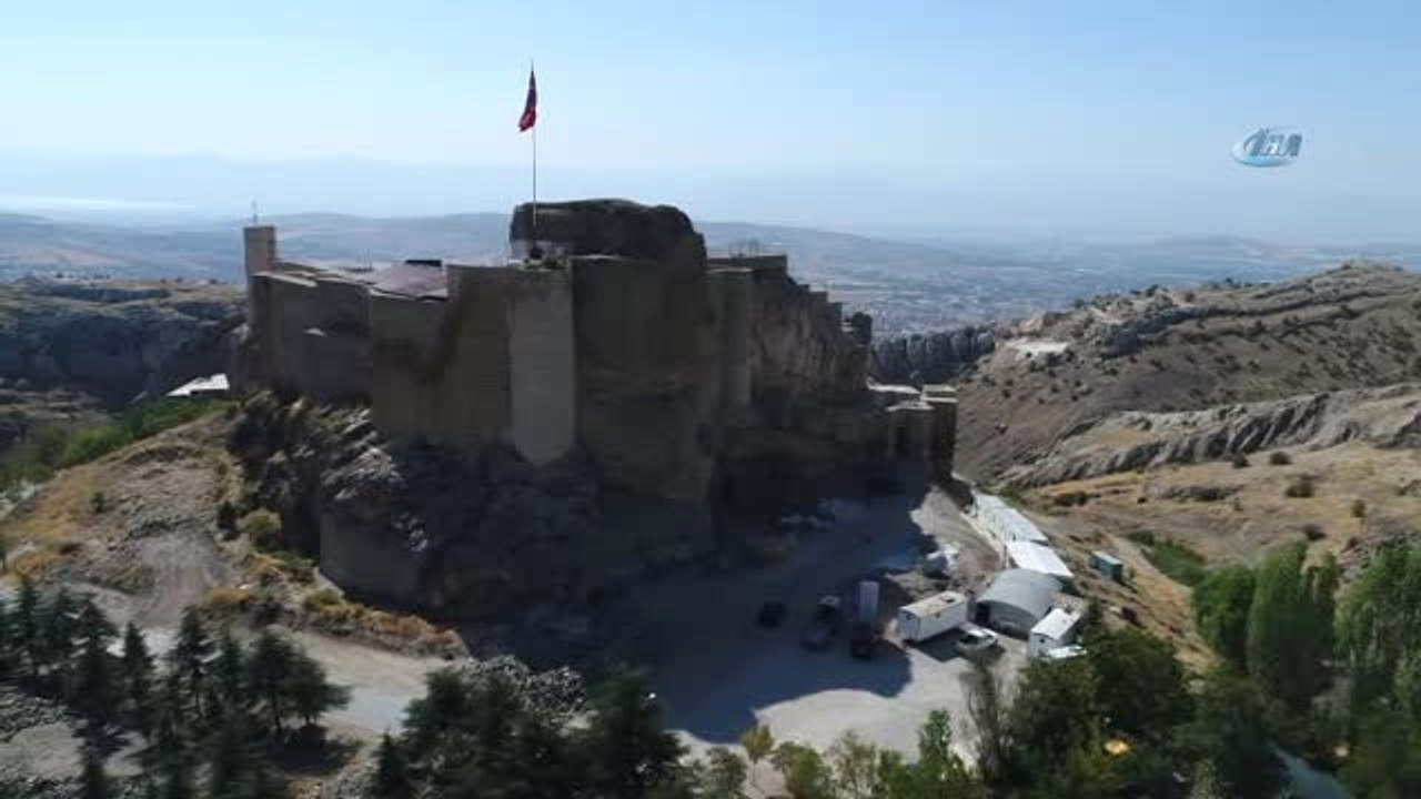 Tarihe Işık Tutan Harput Kalesi Havadan Görüntülendi