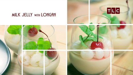 Aunties Favourite Milk Jelly With Longan | 2 DUDES & A KITCHEN