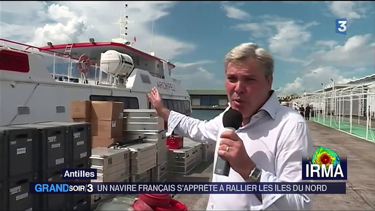 Ouragan Irma : un premier navire de secours va rejoindre Saint-Martin