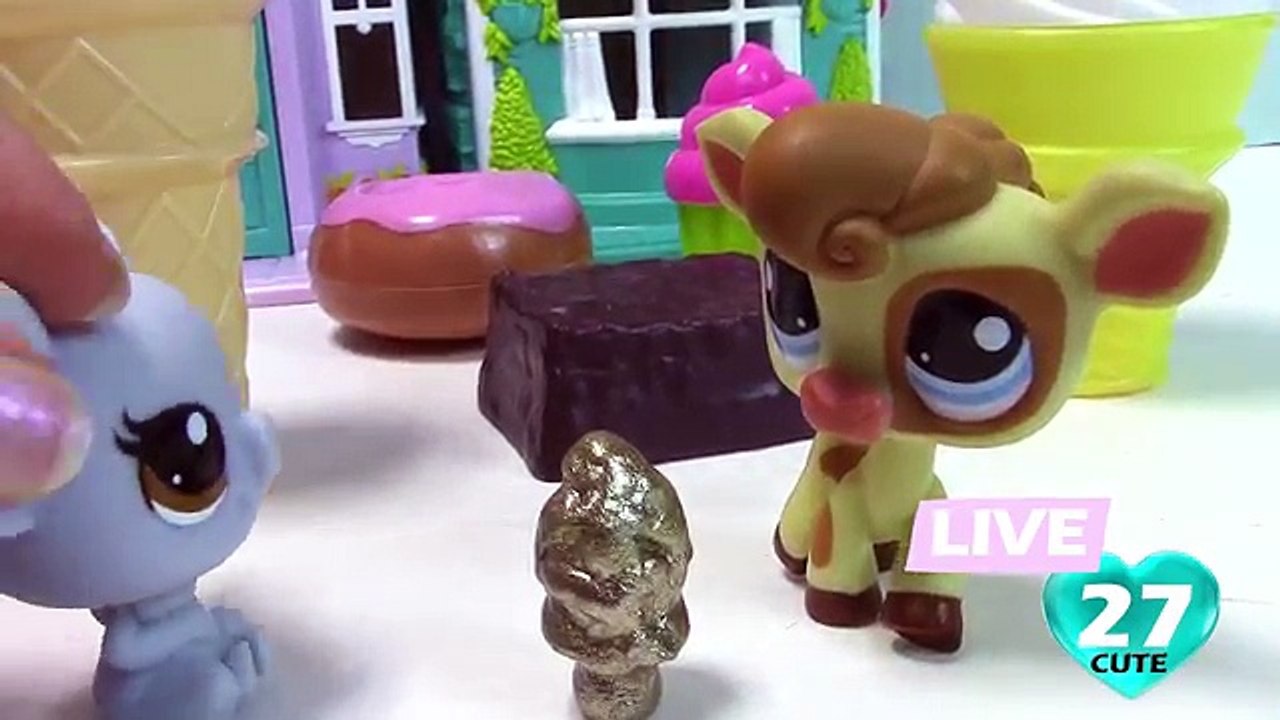 Panadería hielo más pequeña película por serie tienda vídeo Lps kreams creamery