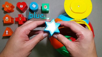 Learn color for kids with Anpanman shape sorting cube classic toy | アンパンマン