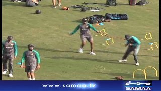 Practise session of Pakistan team for World XI series