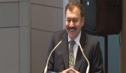 Bakan Veysel Eroğlu'nun esprisi salonu güldürdü