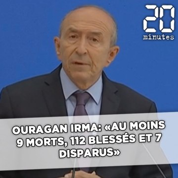 Ouragan Irma: «Au moins 9 morts, 112 blessés et 7 disparus»