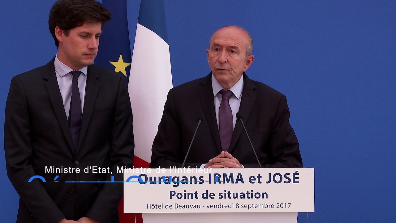 Ouragan Irma : conférence de presse du 8 septembre 2017