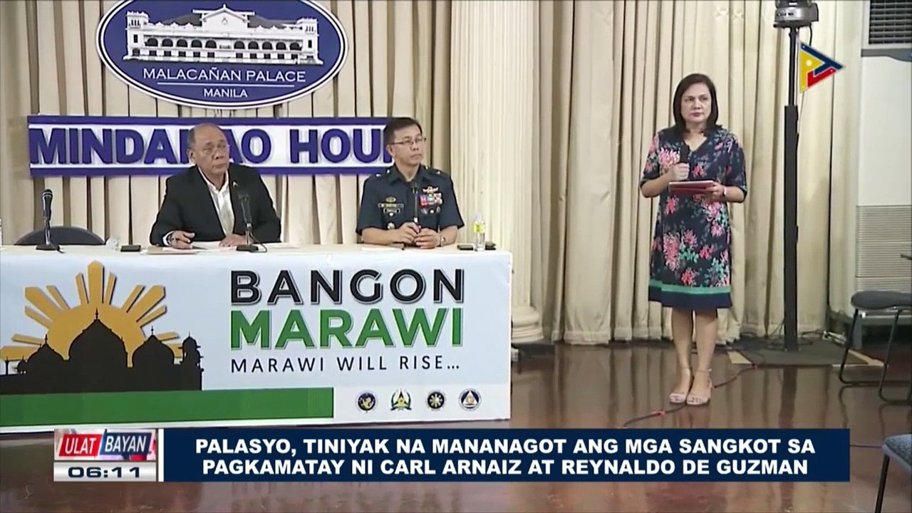 Palasyo, tiniyak na mananagot ang mga sangkot sa pagkamatay ni Carl Arnaiz at Reynaldo de Guzman