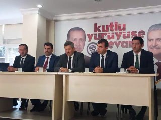 Zeki Tosun İlçe başkanları açıklaması