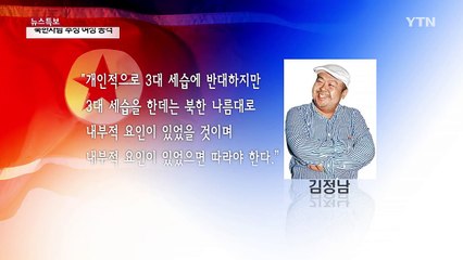김정남 7년 전 인터뷰 "3대 세습 반대" / YTN (Yes! Top News)