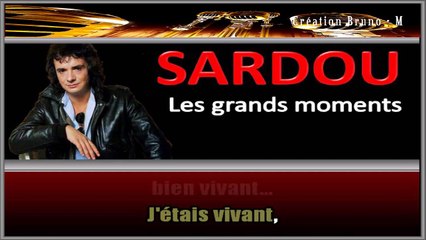 Michel Sardou - Vivant KARAOKE / INSTRUMENTAL