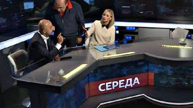 Он так кричал, что чуть не лопнул : перепалка между Наемом и Рабиновичем в прямом эфире. Чуть не подрались