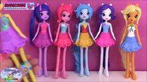 My Little Pony Equestria Girls Rainbow Dash Applejack Pinkie Pie Twilight Rarity Fluttersh