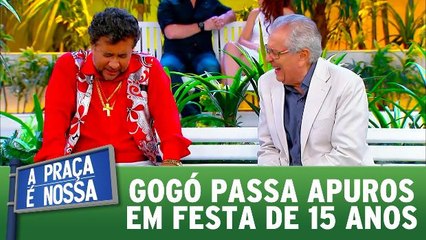 Gogó passa apuros em festa de 15 anos