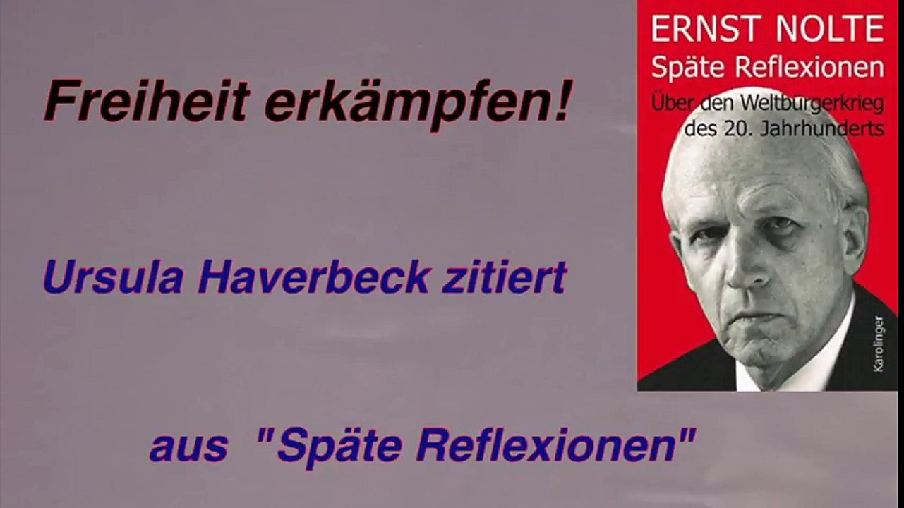 Ursula Haverbeck zitiert