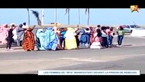 LES FEMMES DE MANKO TAXAWU SENEGAL MANIFESTENT DEVANT LA PRISON DE REBEUSS