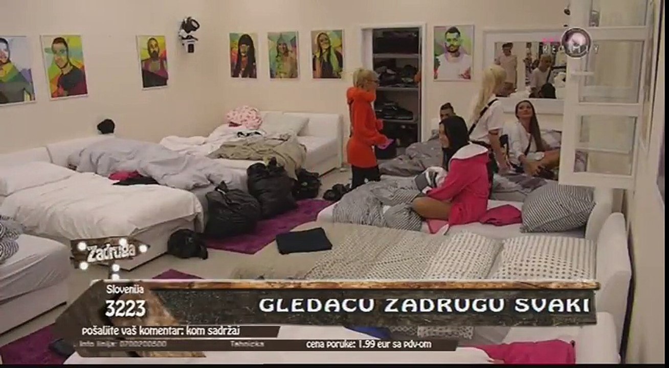 Zadruga - Žarko neće pored Lepog Miće da spava - 07.09.2017.