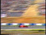 Gran Premio di Spagna 1990: Tentativo di intervista ad A. Senna e incidente di Berger con Boutsen