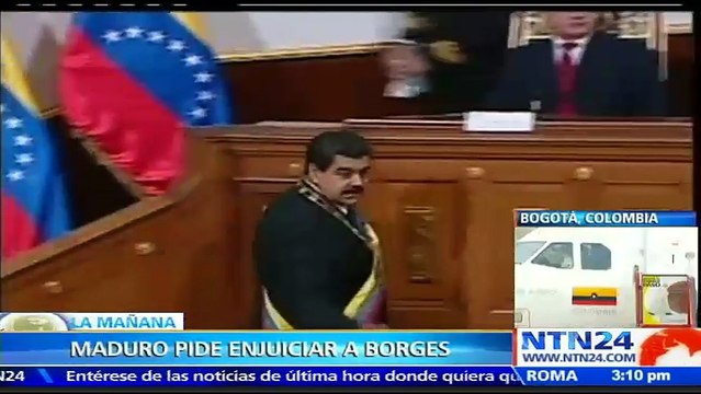 Maduro pidió a los poderes públicos venezolanos actuar contra Julio Borges por traidor de la Patria