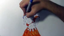 Drawing GOKU Super Saiyan GOD | TolgArt