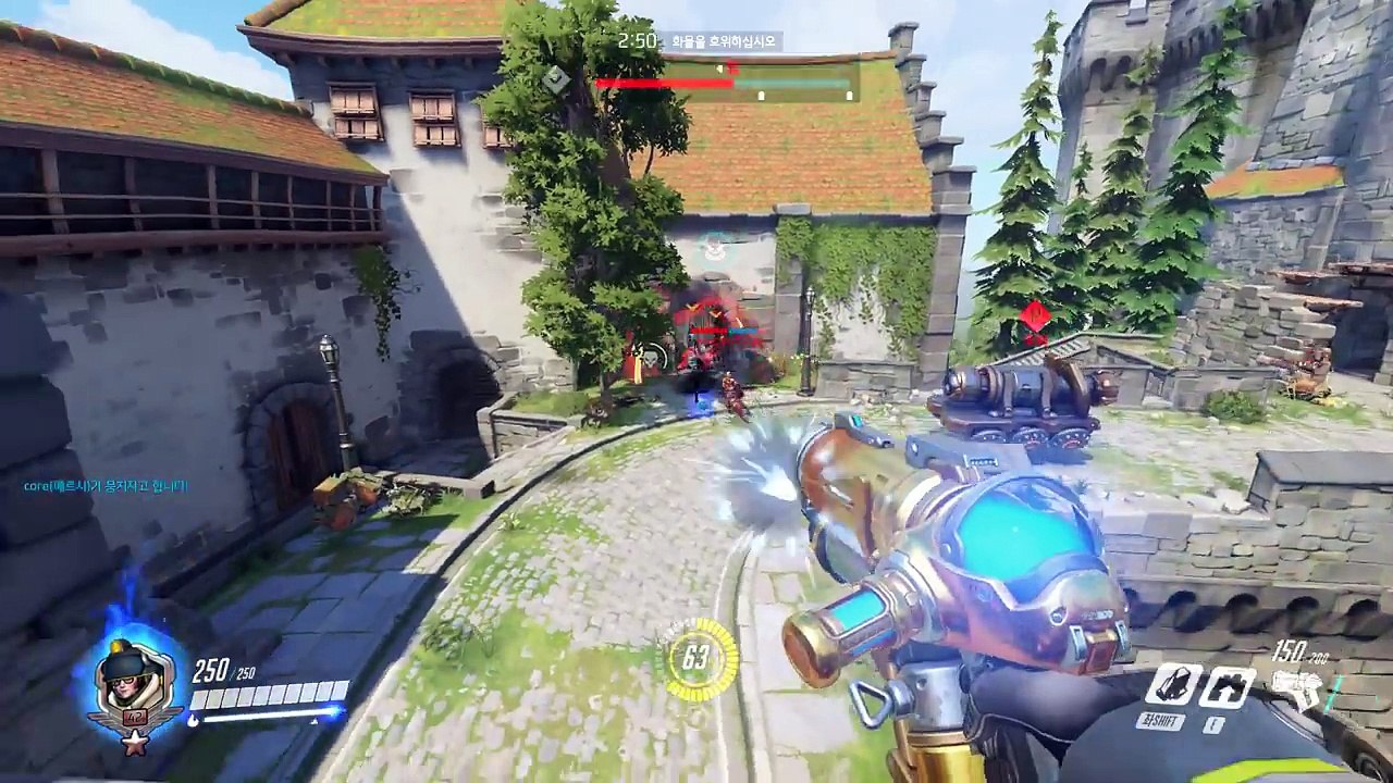 오버워치 메이세계1위 유저의 공격메이 풀영상 overwatch mei attack