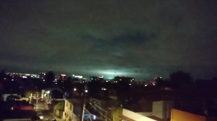 D'étranges lumières pendant le tremblement de terre au Mexique