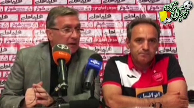 صحبت‌های برانکو بعد از بازی گسترش‌فولاد و پرسپولیس