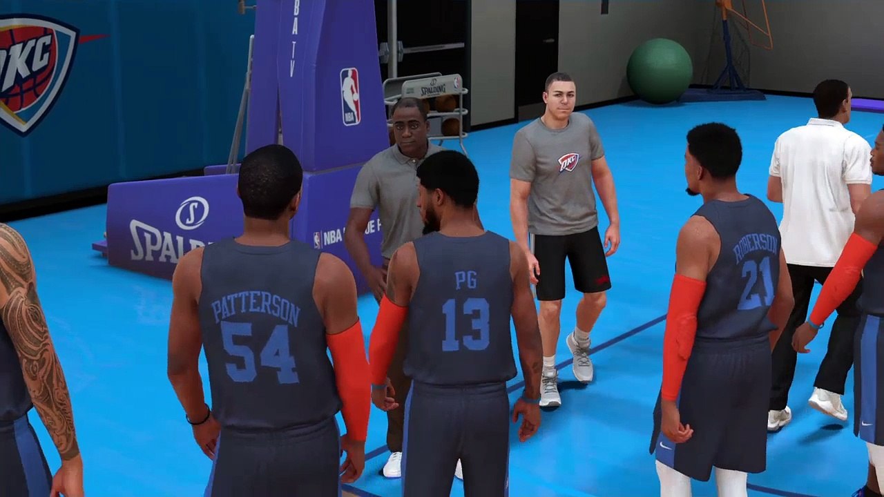 NBA 2k18 prelude OkC tryout game two 7'3 Center