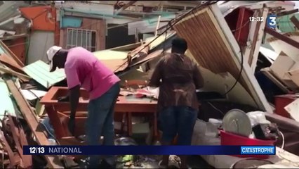 Ouragan Irma : la population constate les dégâts
