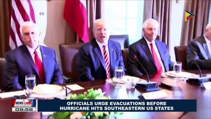 Descargar video: GLOBAL NEWS: Officials urge evacuations before hurricane hits Southeastern U.S. State