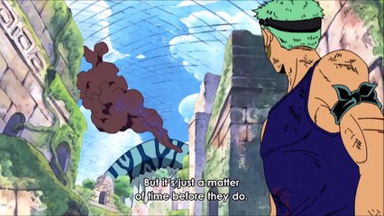 #706 Zoro Strugles against Ohms attack Eisen Whip !!