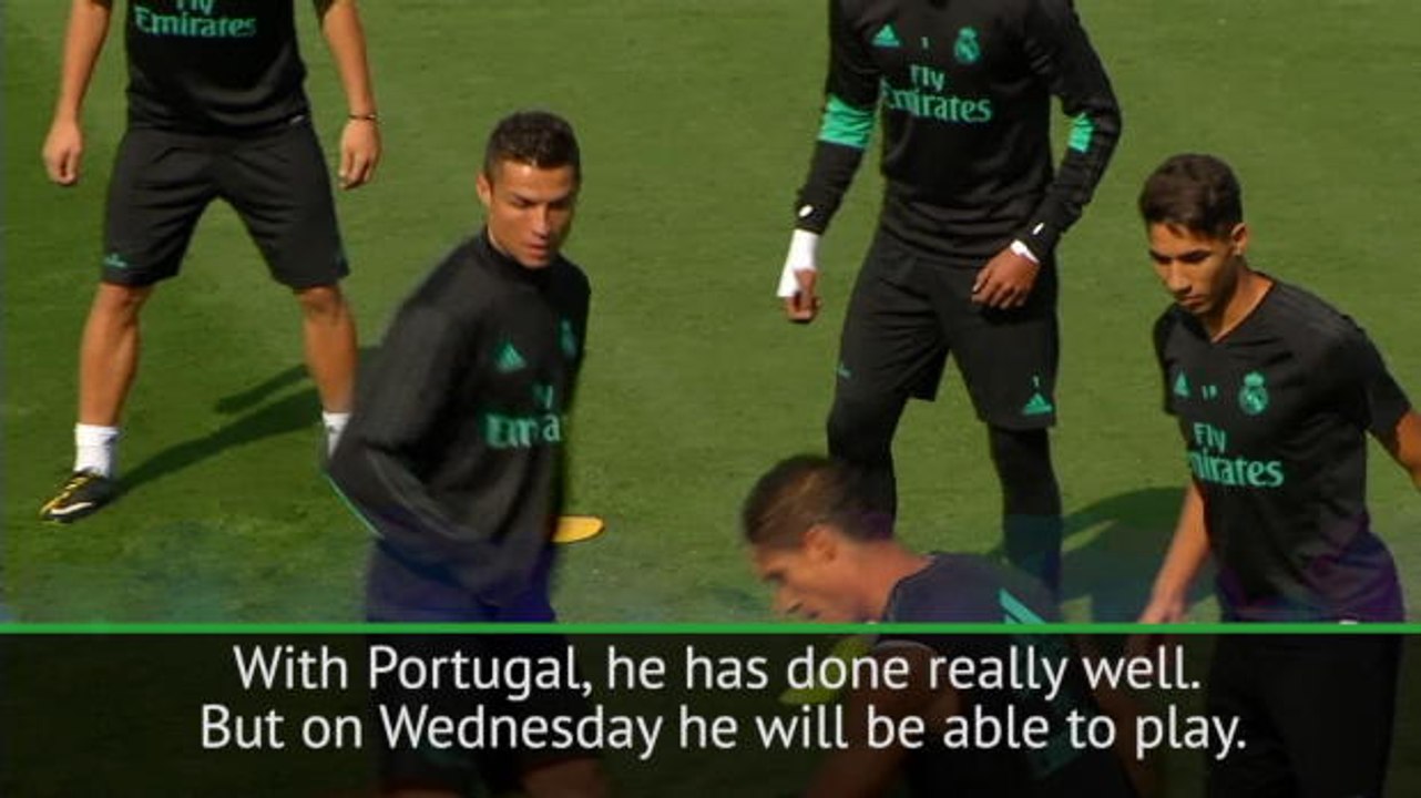 Ronaldo desperate to return to starting XI - Zidane