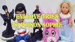 EVI LOVE TRIES TO POISON SOPHIE ZHU ZHU PETS TIME PRINCE ERIC NICK FURY TOYS , ALICE THROUGH THE LOOKING GLASS, MARVEL ,