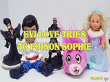 EVI LOVE TRIES TO POISON SOPHIE ZHU ZHU PETS TIME PRINCE ERIC NICK FURY TOYS , ALICE THROUGH THE LOOKING GLASS, MARVEL ,