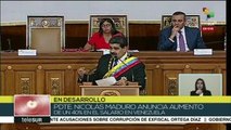Maduro anuncia incremento del 40% de la tarjeta Hogares de la Patria