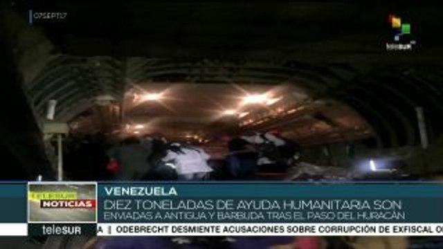 Venezuela envía 10 toneladas de ayuda humanitaria a Antigua y Barbuda