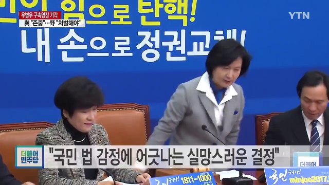 與 법원 결정 존중 ...野 우병우 처벌·특검 연장 / YTN (Yes! Top News)