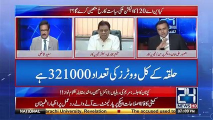 NA 120 Mein Voter Vote Denay K Pesay Maang Rahay Hain, Wahan Khoon Khraba Ho Sakta Hai- Mansoor Ali Khan