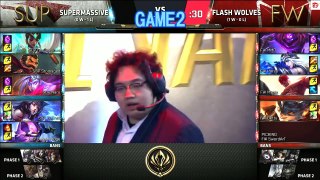 一次看完閃電狼虐殺外卡隊，FW VS SUP，MSI 季中邀請賽，DAY6，全場精華