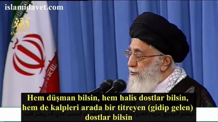 İmam Ali Hamaney Onlar bize tokat atamazlar