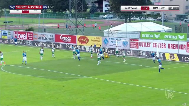 0-2 Manuel Hartl Goal Austria Erste Division - 08.09.2017 WSG Wattens 0-2 Blau Weiss Linz