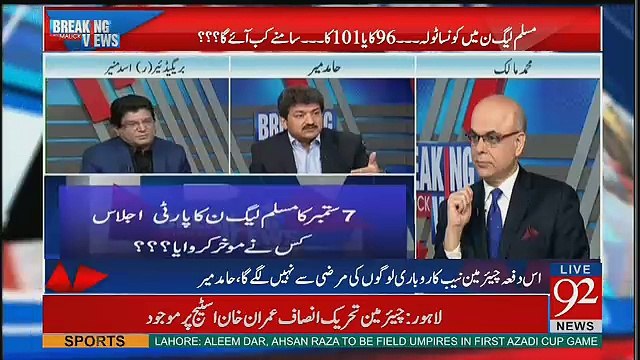 Khawaja Saad Rafique Bhi Us Group Main Shamil Hain Jo Chahta Hai Kay Idaron Kay Sath Mahaz Arai Na Ki Jaye - Hamid Mir