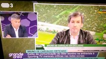 Bruno Prata critica severemente Bruno de Carvalho em directo na RTP