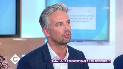 Irma : que peuvent faire les secours ? - C à Vous - 08/09/2017