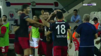 3-0 Tevfik Köse Goal Turkey  TFF 1. Lig - 08.09.2017 Gaziantep B.B. 3-0 Adanaspor