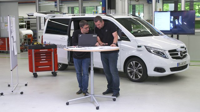 urban automated driving by Mercedes-Benz and Bosch - Research & Development Workshop, Sindelfingen, Germany